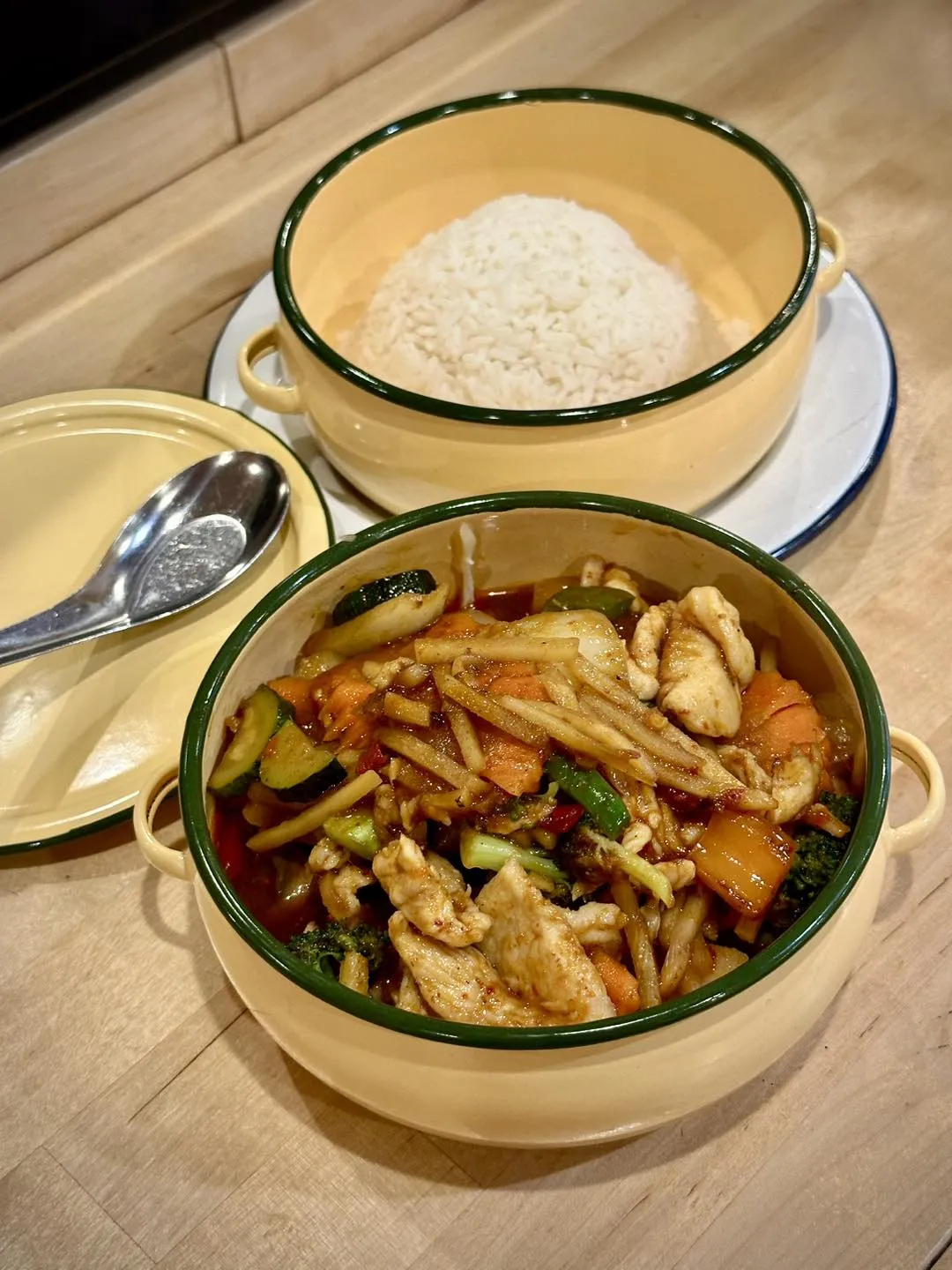 Pad Phik Kaeng (Thai Spicy) at Pin Toh Asian