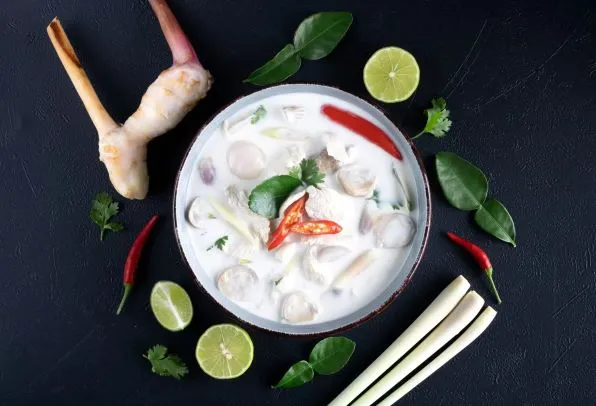 Tom Kha Gai at Pin Toh Asian